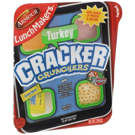 Lunchmaker Turkey Cracker Crunchers with Butterfinger, 18 x 2.44 oz Case - DOT product image 6