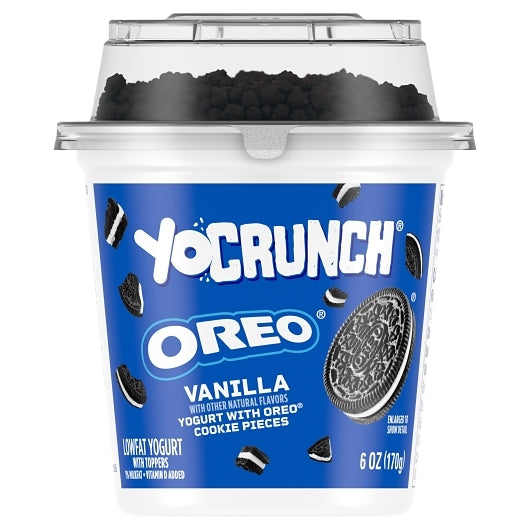 Yopa Yocrunch Vanilla Yogurt with Oreo Cookies N Cream, 6 Ounce - DOT product image 1