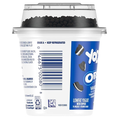 Yopa Yocrunch Vanilla Yogurt with Oreo Cookies N Cream, 6 Ounce - DOT product image 2