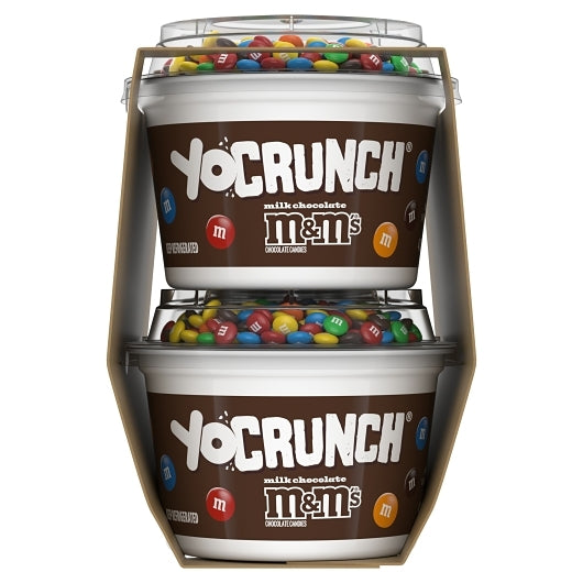 YoCrunch Milk Chocolate M&M's with Low Fat Vanilla Yogurt, 6 x 16 oz Case - DOT product image 4