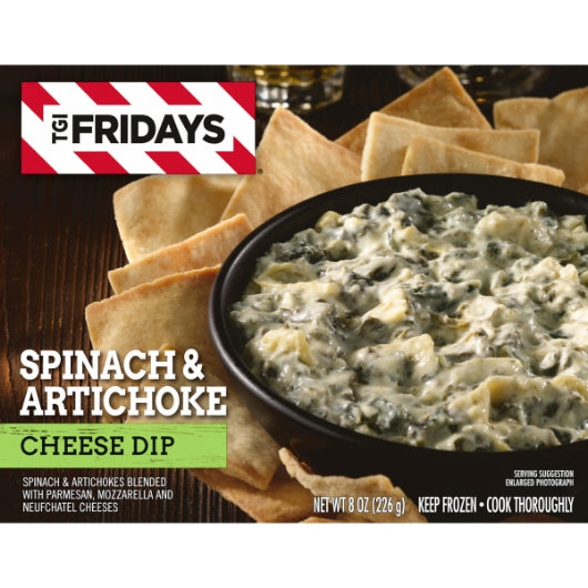 Tgi Fridays Spinach and Atrichoke Dip, 8 x 8 oz Case - DOT product image 3