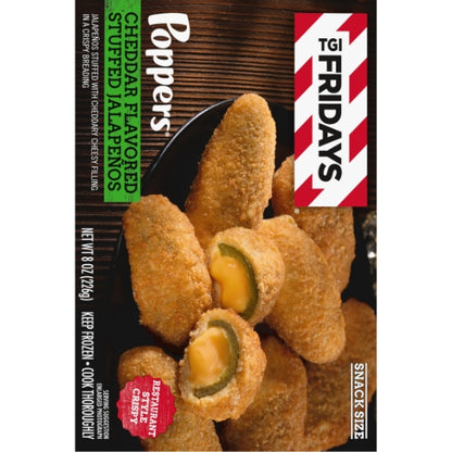 Tgif Frozen Pizza Cheddar Cheese Jalapeno Poppers, 8 x 8 oz Case - DOT product image 6