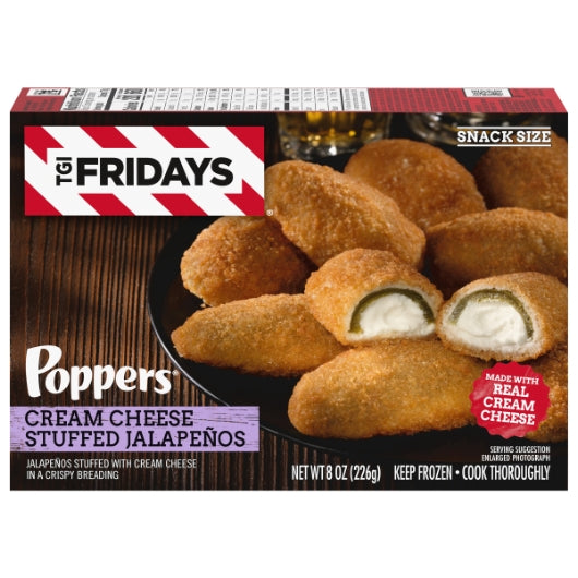 Tgi Fridays Poppers Cream Cheese Stuffed Jalapeno Poppers, 8 x 226 GR Case - Prepared Foods
