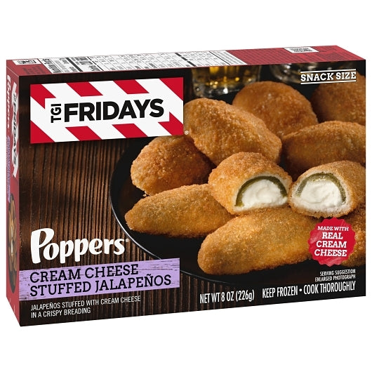 Tgi Fridays Poppers Cream Cheese Stuffed Jalapeno Poppers, 8 x 226 GR Case - DOT product image 3