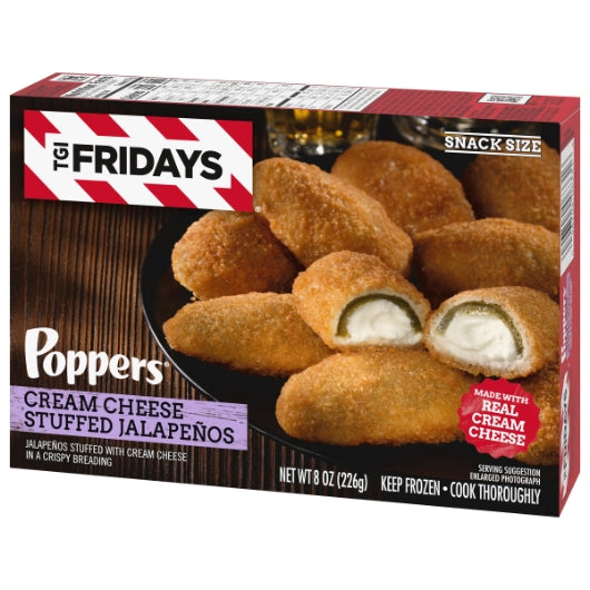 Tgi Fridays Poppers Cream Cheese Stuffed Jalapeno Poppers, 8 x 226 GR Case - DOT product image 5