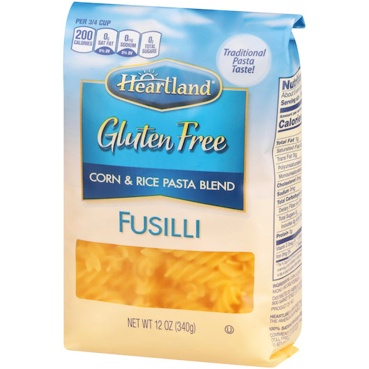 Heartland Gluten Free Fusilli, 6 x 12 oz Case - DOT product image 2