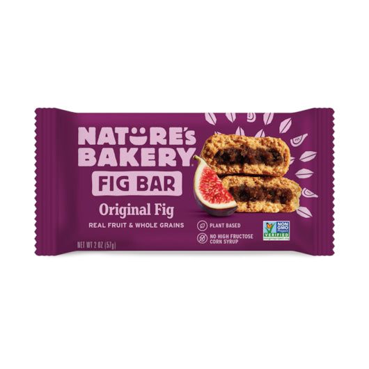 Natures Bakery Whole Wheat Plain Fig, 7 x 12 x 2 oz Case - Bakery & Desserts