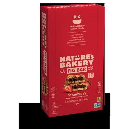 Natures Bakery Whole Wheat Strawberry Fig Bar, 7 x 12 x 2 oz Case - DOT product image 3