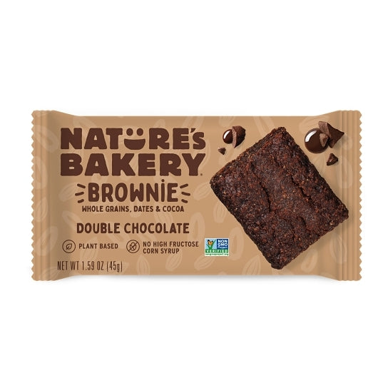 Nature's Bakery Double Chocolate Brownie Bar, 7 x 12 x 1.59 oz Case - Bakery & Desserts - image 2