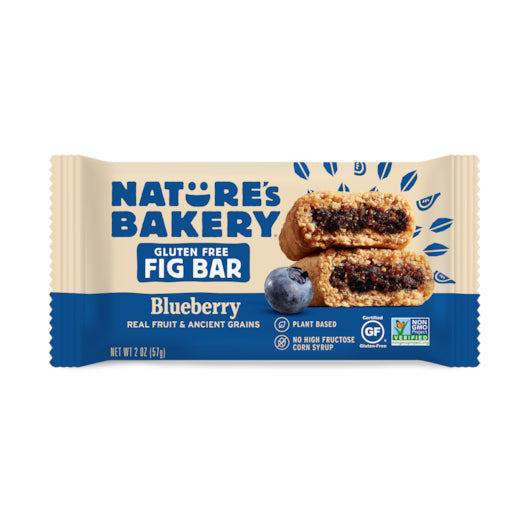 Nature's Bakery Gluten Free Blueberry Fig Bar, 7 x 12 x 1 each Case - Bakery & Desserts