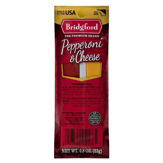 Bridgford Pepperoni & Cheese Sticks, 8 x 9 x 0.8 oz Case - Meat, Poultry & Seafood - image 2