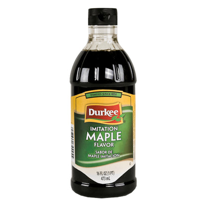 Durkee Imitation Maple Flavoring, 6 x 16 fl oz Case - DOT product image 6