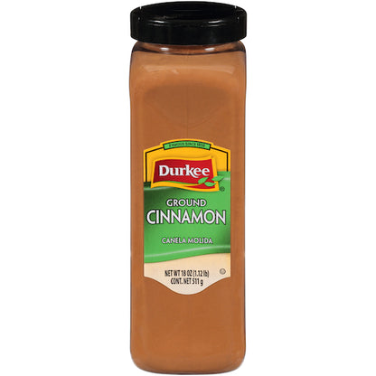 Durkee Ground Cinnamon, 6 x 18 oz Case - Spices Seasonings