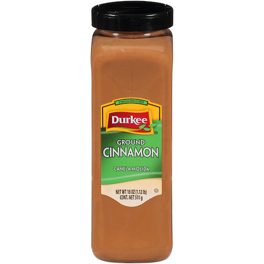 Durkee Ground Cinnamon, 6 x 18 oz Case - Spices Seasonings