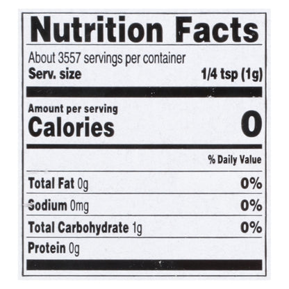 Traders Choice Garlic Grandulated, 1 x 88 oz Case - Nutrition facts label