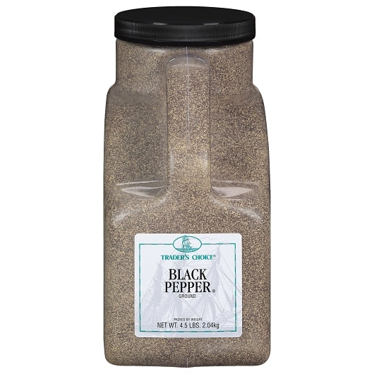 Traders Choice Ground Black Pepper, 1 x 72 oz Case - Spices Seasonings
