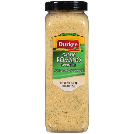 Durkee Garlic Romano Sprinkle Seasoning, 6 x 19 oz Case - DOT product image 5
