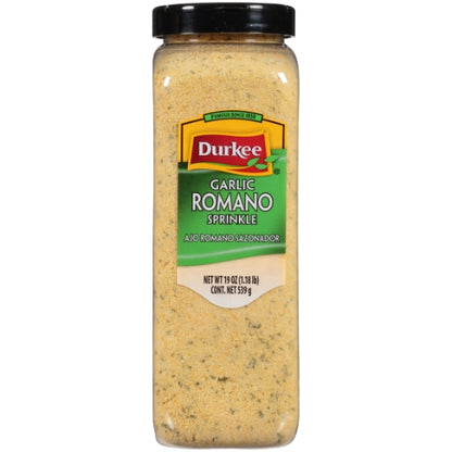 Durkee Garlic Romano Sprinkle Seasoning, 6 x 19 oz Case - DOT product image 5