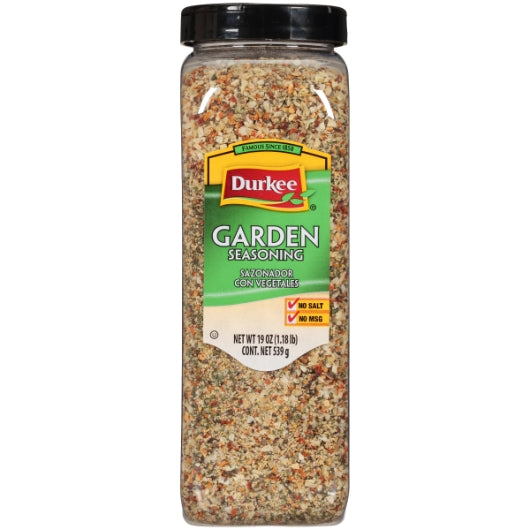 Durkee Salt Free No Msg Garden Seasoning, 6 x 19 oz Case - DOT product image 4