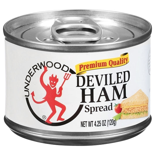 Underwood Meat Spreads Deviled Ham, 24 x 4.25 oz Case - Meat, Poultry & Seafood