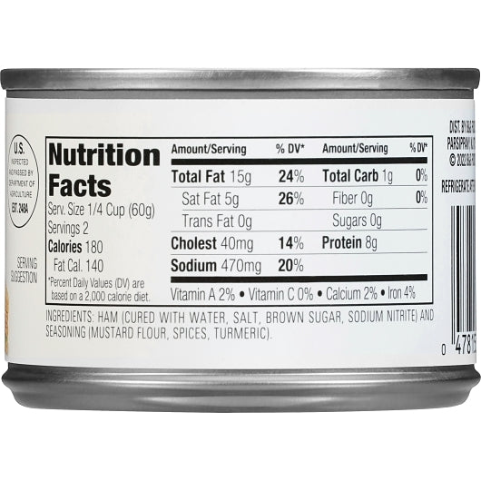 Underwood Meat Spreads Deviled Ham, 24 x 4.25 oz Case - DOT product image 5