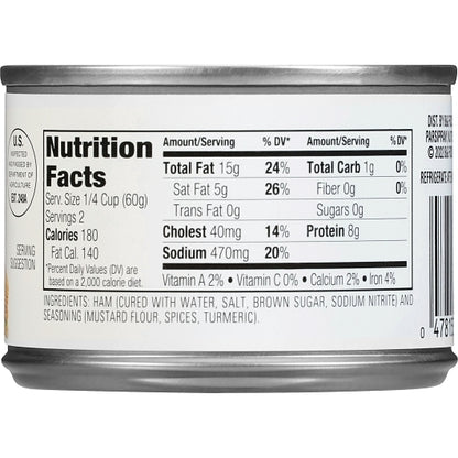 Underwood Meat Spreads Deviled Ham, 24 x 4.25 oz Case - DOT product image 5