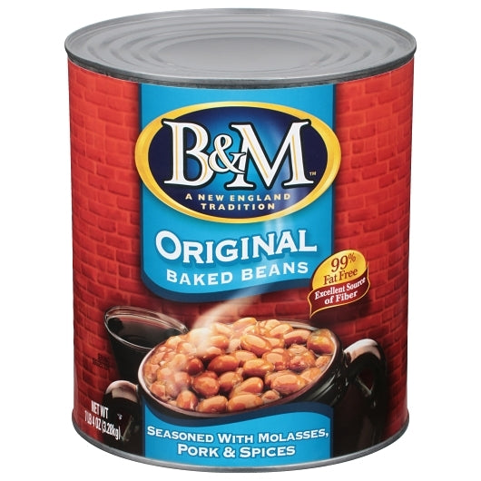 B&M Original Baked Beans, 6 x 116 oz Case - Beans & Legumes