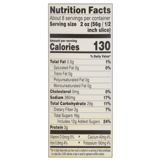 B&M BREAD BRIGHT AND MELLOW BROWN BREAD RAISINS, 12 x 16 oz Case - DOT product image 2