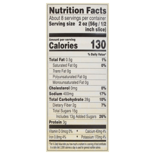 B&M BREAD BROWN PLAIN, 12 x 16 oz Case - DOT product image 3