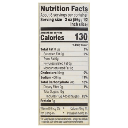 B&M BREAD BROWN PLAIN, 12 x 16 oz Case - DOT product image 3