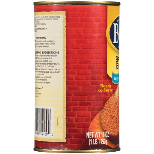 B&M BREAD BROWN PLAIN, 12 x 16 oz Case - DOT product image 6