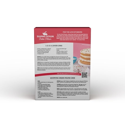 Swans Down Regular CAKE FLOUR, 8 x 32 oz Case - DOT product image 6