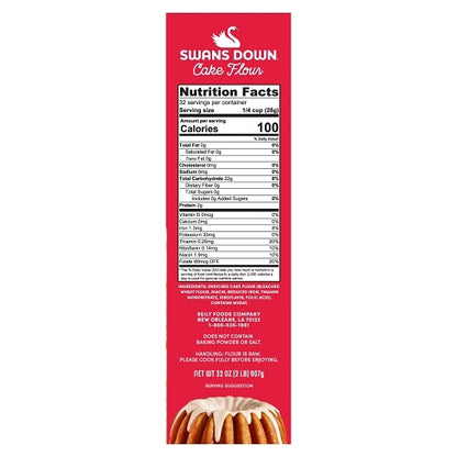 Swans Down Regular CAKE FLOUR, 8 x 32 oz Case - DOT product image 7