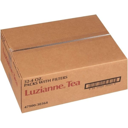 Luzianne Tea With Filters, 32 x 4 oz Case - Coffee & Tea