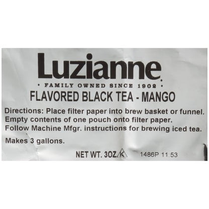 Luzianne Mango Flavored Black Tea, 16 x 3 oz Case - DOT product image 2