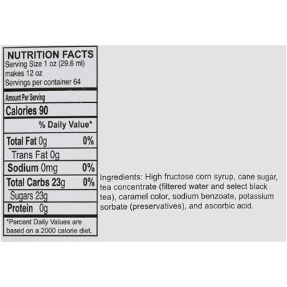 Luzianne Sweet Tea Concentrate, 6 x 64 oz Case - Coffee & Tea