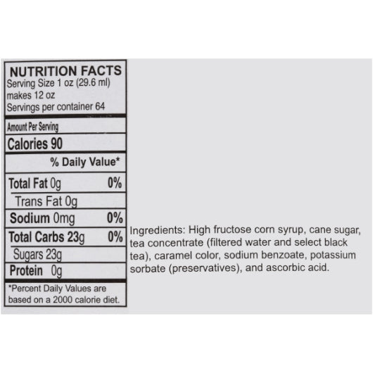 Luzianne Sweet Tea Concentrate, 6 x 64 oz Case - Coffee & Tea