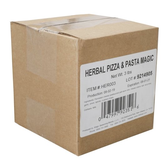Magic Seasoning Chef Herbal Pizza & Pasta Magic, 1 x 3 lb Case - DOT product image 3