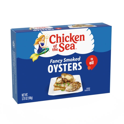 Chicken Of The Sea Smoked Oysters In Oil, 18 x 3.75 oz Case - DOT product image 3