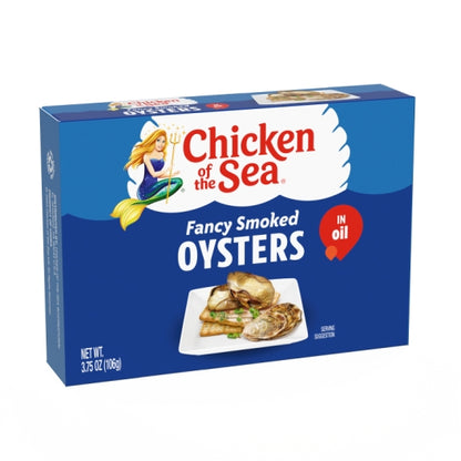 Chicken Of The Sea Smoked Oysters In Oil, 18 x 3.75 oz Case - DOT product image 3