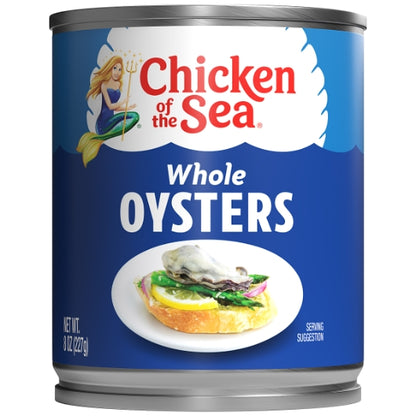 Chicken Of The Sea Whole Oysters, 12 x 8 oz Case - DOT product image 2