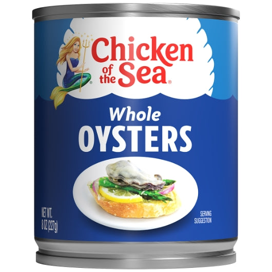 Chicken Of The Sea Whole Oysters, 12 x 8 oz Case - DOT product image 2