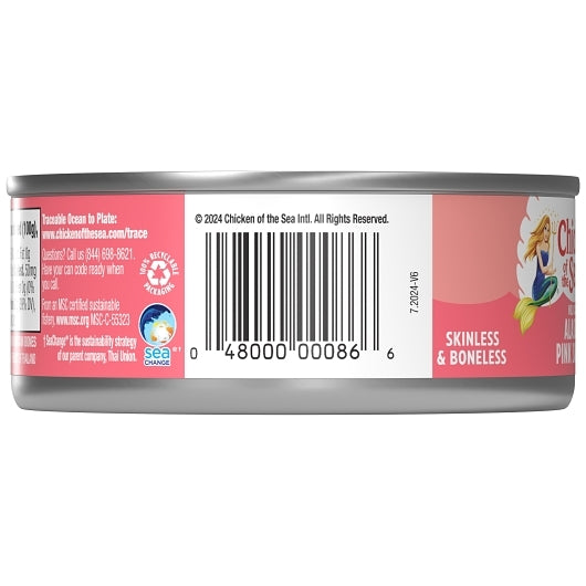 Chicken Of The Sea Skinless Boneless Pink Salmon, 24 x 5 oz Case - DOT product image 5