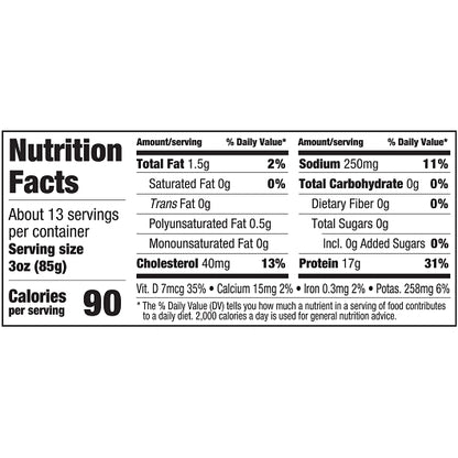 Chicken Of The Sea Skinless Boneless Pink Salmon Pouch, 6 x 40 oz Case - DOT product image 7