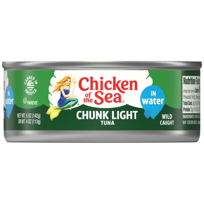 Chicken Of The Sea Chunk Light Tuna In Water, 48 x 5 oz Case - DOT product image 2