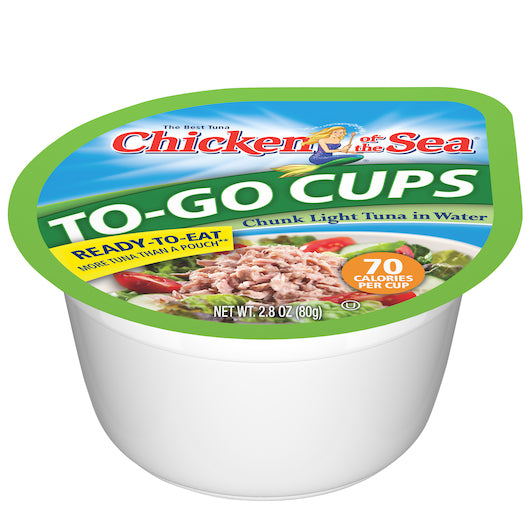 Chicken Of The Sea Chunk Light Tuna In Water Bowl, 8 x 5.6 oz Case - DOT product image 2