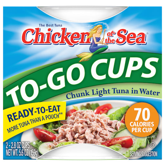 Chicken Of The Sea Chunk Light Tuna In Water Bowl, 8 x 5.6 oz Case - DOT product image 5