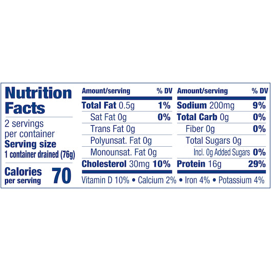 Chicken Of The Sea Chunk Light Tuna In Water Bowl, 8 x 5.6 oz Case - DOT product image 8