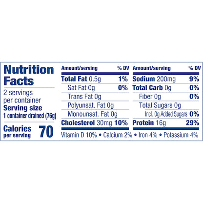Chicken Of The Sea Chunk Light Tuna In Water Bowl, 8 x 5.6 oz Case - DOT product image 8