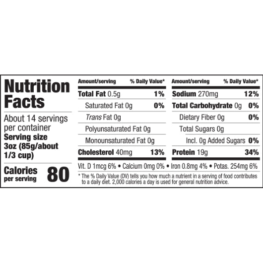 Chicken Of The Sea Tuna Premium Pouch, 6 x 43 oz Case - DOT product image 5